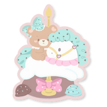 Load image into Gallery viewer, Teddy Mint Carousel - Premium Velvet Sticker
