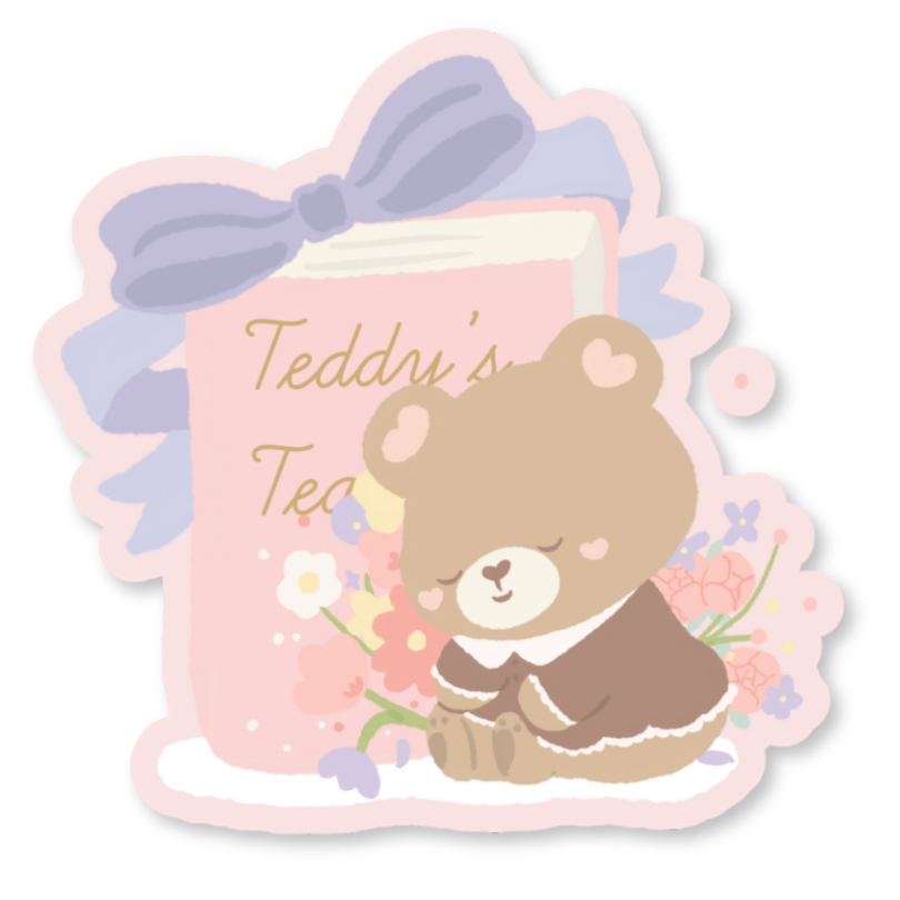 Teddyton's day dream - Premium Velvet Sticker