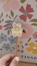 Load and play video in Gallery viewer, Cub Cake Teddyton - Premium Velvet Sticker
