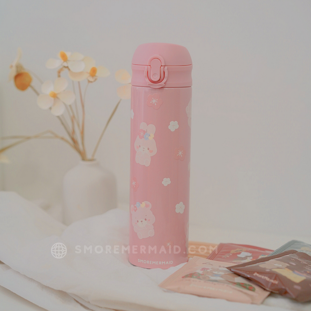 Sakura Teddy and Raybie Thermo Flask