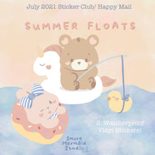 Load image into Gallery viewer, July 2021 Happy Mail, Kawaii sticker club
