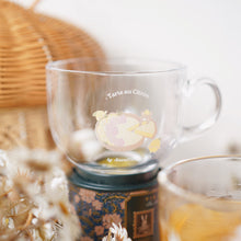 Load image into Gallery viewer, Teddy Lemon Tarte- Cafe Teddy Exclusive Multipurpose Glass Mug
