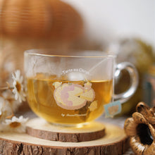 Load image into Gallery viewer, Teddy Lemon Tarte- Cafe Teddy Exclusive Multipurpose Glass Mug
