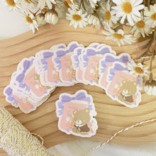 Load image into Gallery viewer, Teddyton&#39;s day dream - Premium Velvet Sticker
