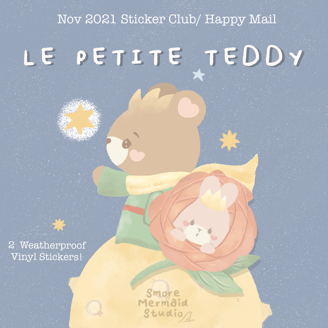 November 2021 Happy Mail, Kawaii sticker club