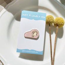 Load image into Gallery viewer, love tea enamel pin
