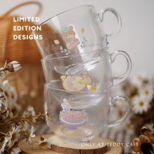 Load image into Gallery viewer, Exclusive Eppie Vintage Cake - Cafe Teddy Exclusive Multipurpose Glass Mug
