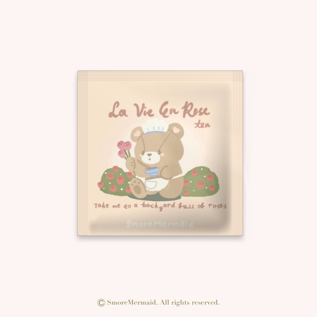 La Vie En Rose Tea, Single Pouch