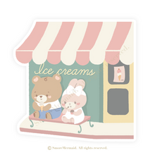 Load image into Gallery viewer, Ice cream shop Vinyl Sticker
