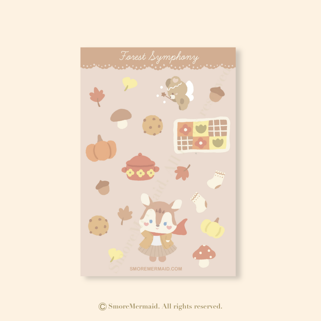 Autumn Forest Sticker Sheet