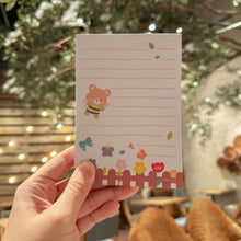 Load image into Gallery viewer, Teddy’s Spring Garden NotePad
