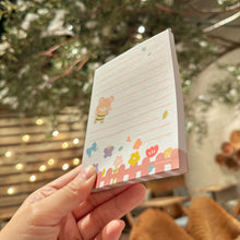 Load image into Gallery viewer, Teddy’s Spring Garden NotePad
